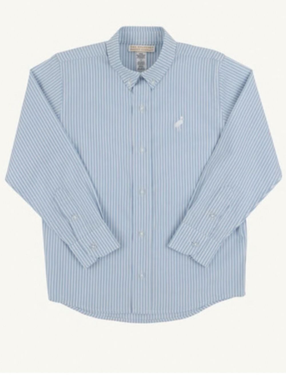 Beaufort Bonnet Dean’s List Dress Shirt Size 12 Blue Stripe Button Down